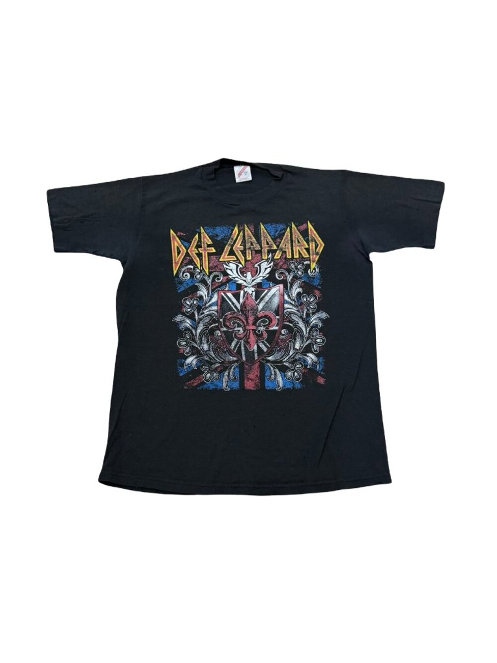 Def Leppard Heart 2011 World Tour T Shirt Jerzees USA